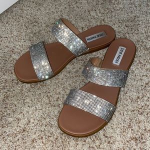 Steve Madden rhinestone sandals size 8